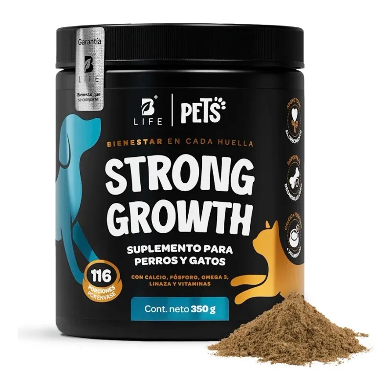 Suplemento B Life Cápsula Strong Growth 375g