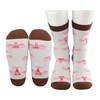 MBMSO Uterus Socks Gift 2 Pair Funny Uterus Socks Uterus
