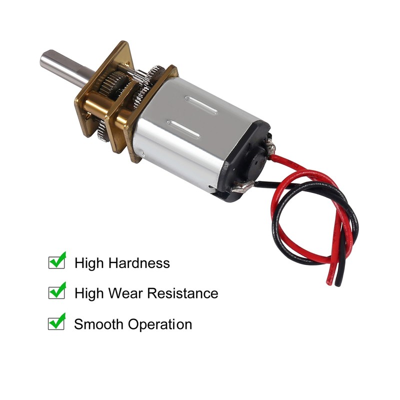 6Pcs DC 3V Mini N20 Gear Motor Mini Micro Metal