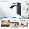 Airuida Vessel Sink Faucet Oil Rubbed Bronze Tall Waterfall Bathroom