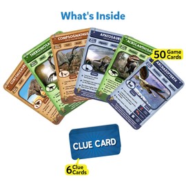 Skillmatics Card Game - Guess in 10 Dinosaurs, Stocking Stuffers, Perfect for Boys, Girls, Kids, and Families Who Love Toys, Board Games, Gifts for Ages 8, 9, 10 & Up