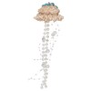 Kurt S. Adler Beach Brown Jellyfish with Pearlesque 4 inch