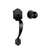 Comfhouse Front Door Lock Handle, Entry Handleset Exterior with Interior
