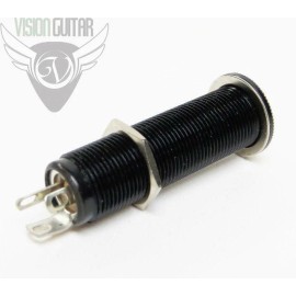 Switchcraft 152B Stereo Black TRS 1/4" Long Threaded Input Jack EP-0152-003