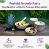 Waipur Organic Palm Leaf Bowls – 25 Bowls Diameter 11