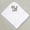 Azeeda 'Cute Snow Leopard' Baby Hooded Towel (HT00037743)