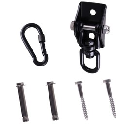 SBRRAIL Hammock Hanging Kit,1200 lb Capacity Heavy Duty Swing Set Brackets,360° Rotate Ceiling Hooks for Hammock, Chair, Porch Swing, Yoga, Gym, Outdoor Patio Hammock Hardware Accessories