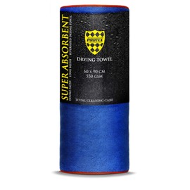 PROTEX Extra Large Super Absorbent 550gsm Microfiber Soft Thick Plush Cloth Towel 60 x 90 cm, for Car Drying, Detailing, Polishing, Cleaning and Washing - 1 Pack