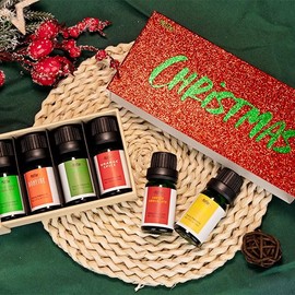 MitFlor MitFlor Winter & Christmas Fragrance Oils Set, Creative Christmas Gift, Fragrance Oils for Diffuser, Candle & Soap Making, Essential Oils for Diffusers for Home