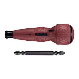 VESSEL Electric Ball Grip Driver, Limited Edition (Dull Red) With 1 Bit, Electric Drill Ball, High Speed (Low Recoil) 220USB-S1DR