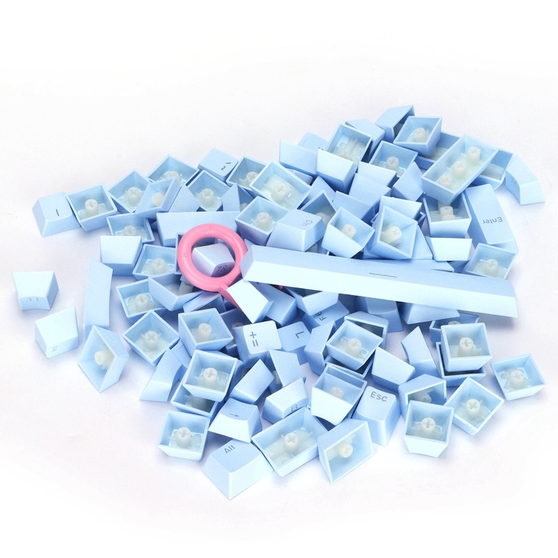 PBT Keycaps Ergonomic Design Oil Resistant Colorful 108 Key Video