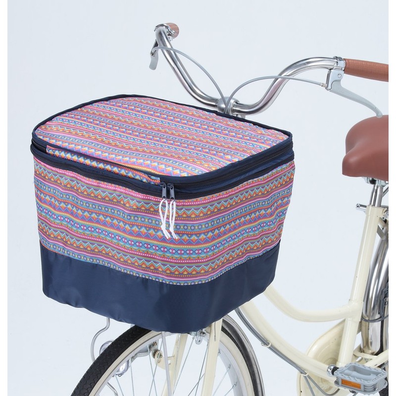 KAWASUMI SEISAKUSYO Modern Art Series Front Basket Cover, 2-step, red