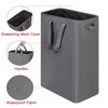 efluky Slim Laundry Basket, Narrow Laundry Hamper with Handles, Collapsible