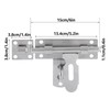 ASelected 2 Pcs Gate Bolt Lock 6 in(152Mm) Heavy Duty