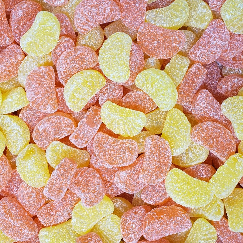 Candy Retailer Orange/Lemon Slice Wedge Candy 1 Lb