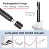 [2 Packs Green+Red Beam] Rechargeable Green & Red Beam Light