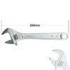 Seshin Buffalo DRAAK Adjustable Wrench 8 Inch 200mm with Wide