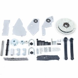 Bike Jackshaft Kit 2-Stroke 100CC Bicycle Motor Engine Jackshaft Kit For Almost All Unchanged Normal 2-stroke Bicycle Engines