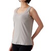 seruヴxan 100% Cotton Smooth Knit Bra Tank Top Gray L