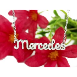 Damen-Halskette mit Namen, Edelstahl, mit Original-Geschenkbox, personalisierter Schmuck für Freunde, Brautpaar Only Faith, standard, Edelstahl, Nicht zutreffend.