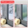 Birllaid Clear Window Weather Sealing Tape, Window AC Insulation Air
