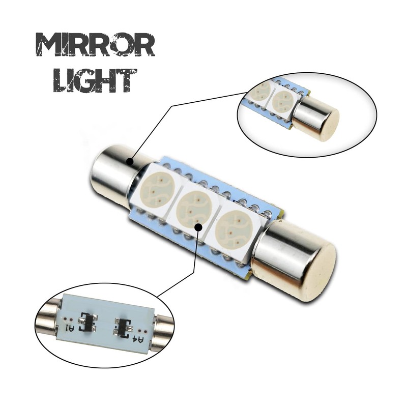 iBrightstar Newest 9-30V Super Bright 29mm 6614F 6612F LED Bulbs