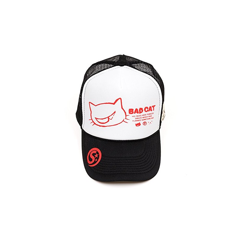Scorpy BAD CAT Cat Pattern Mesh Cap for Cat Lovers,