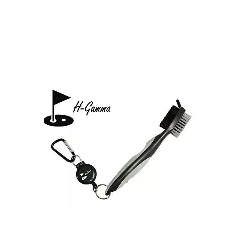 H-Gamma Golf Club Brush and Groove Cleaner - Double-Sided Golf