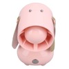 Handheld Fan Cute Cartoon Dog Shaped 3 Speeds Rechargeable Portable