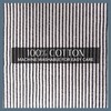 Elrene Home Fashions Tucker Ticking Stripe Tier Window Curtains for