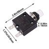 smseace 20Amp Electric Button Breaker 125/250VAC,Thermal Overload Protector L1 Series