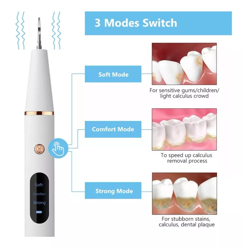 Hikvison Limpiador Dental Eléctrico Para Blanqueamiento Dental