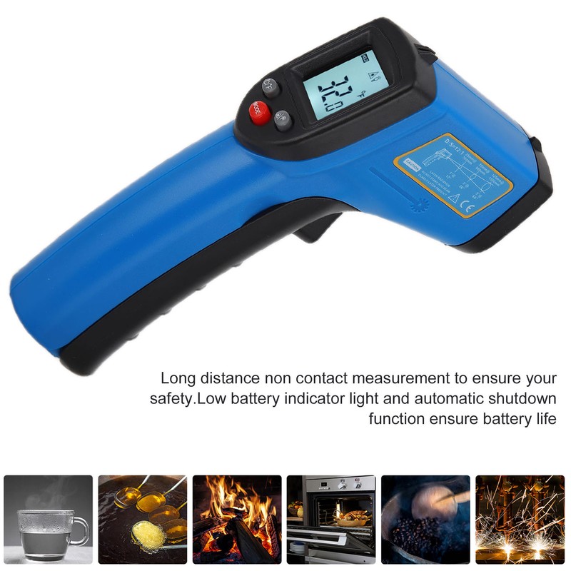 GM321 Infrared Thermometer LCD Digital Hight Accuracy Non Contact Industrial