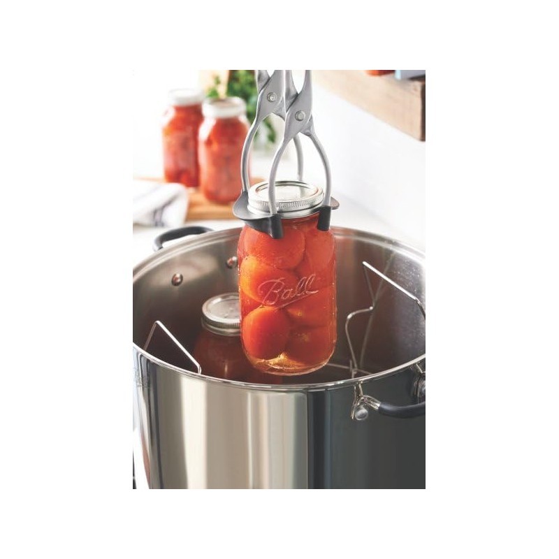 Ball Secure-Grip Canning Jar Lifter Tongs, Black, (Pack of 2)