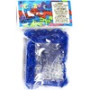 Rainbow Loom Ocean Blue Jelly Rubber Bands Refill + C-Clips