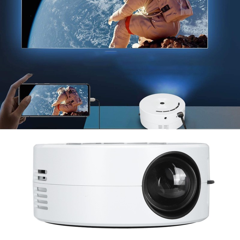 Mini Projector Eye Protection Built in Speaker Pocket LED Projector