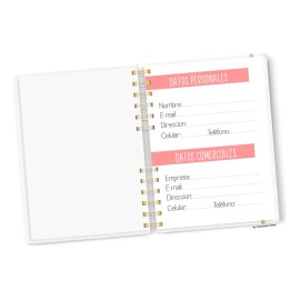 Agenda Pastelera - 1/2 Carta - 150 Hojas