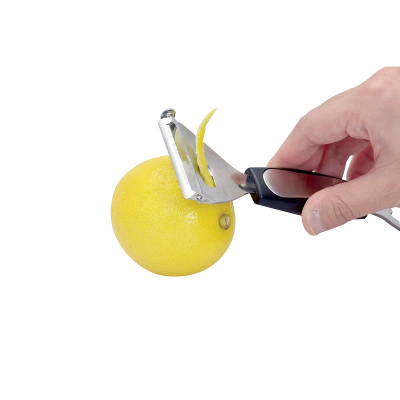 HIC Kitchen Bar Tools, Bottle Opener, Can Punch and Citrus