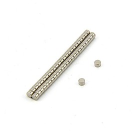 N35 Neodymium Magnet for Arts, Crafts, Model Making, Diy, Hobbies and Packaging, 3 mm Diameter x 2 mm Thick, 0.21 kg Pull, Pack of 50