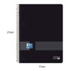 Oxford, A5 Squared Notebook 5x5 Plastic Cover 160 Sheets 8