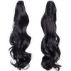 18 Inch Hairpieces Ponytail Hair Clip On Extensions Long Curly