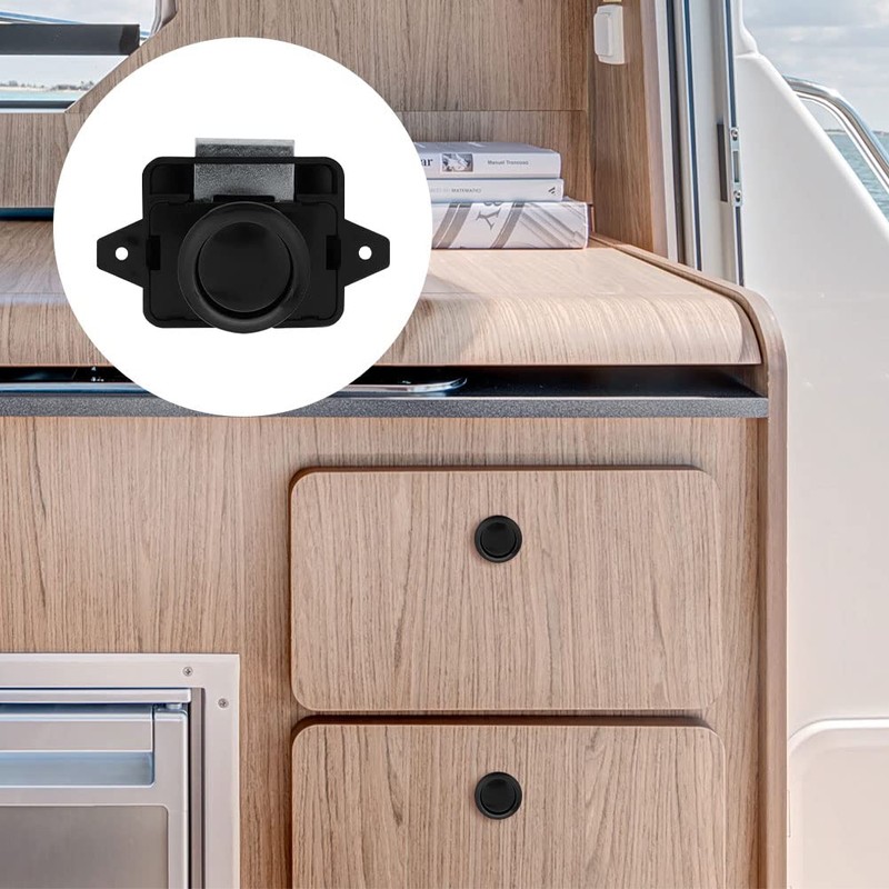 Push Button Drawer Lock,15-18mm Keyless Push Button Door Lock for