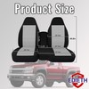 ESMING 60/40 Front Split Bench Seat Covers for Chevy Colorado
