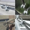 MIVIDE Pack of 30 Wire Rope Clamps 4 mm Stainless