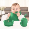 Complete Silicone Baby Led Weaning Supplies Set - Animal-Themed 15-Piece