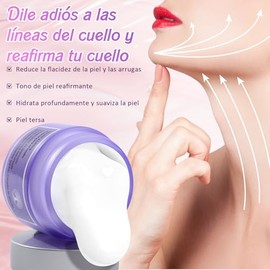 Crema para Cuello Reafirmante, 2Pcs Collagen Firming Cream, Crema para Reafirmar el Cuello, Reduce las Arrugas, Reafirmante Papada, Regalo Perfecto de Cumpleaño