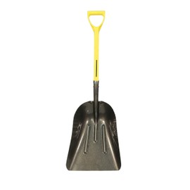 Nupla - 72181 WS10D-E #10 Ergo Power Steel Western Scoop, Hollow Back Blade, D Grip, 16 Gauge, 27" Handle