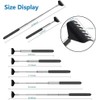 YIMICOO 3 Pack Extendable Back Scratcher, Stainless Steel Portable Telescoping