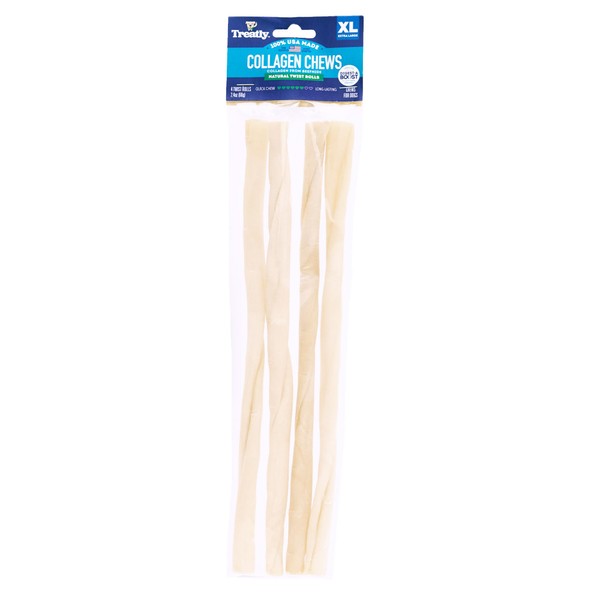 Treatly USA Collagen Twist Rolls 12-13" Dog Chew Treats -