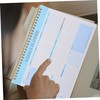 OSALADI Weekly Planner Notebook Spiral Binding Undated Pages for Flexible